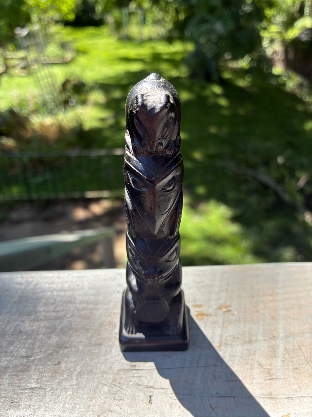 BOMA Totem Pole  West Coast Indigenous Sculpture